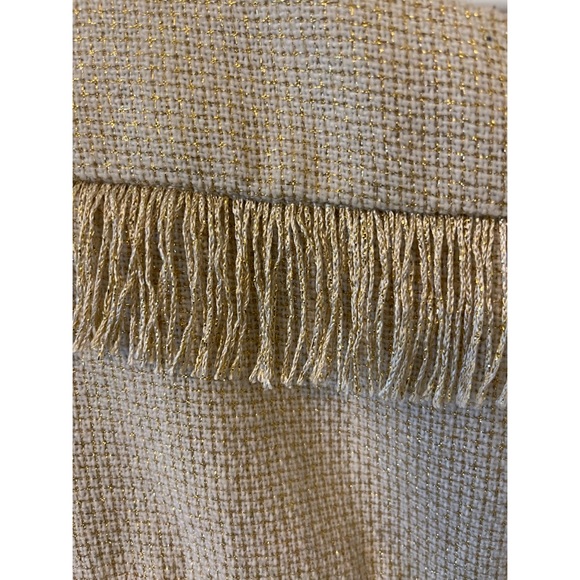 Anthropologie Sunday in Brooklyn Gold Fringe Top - Picture 4 of 8